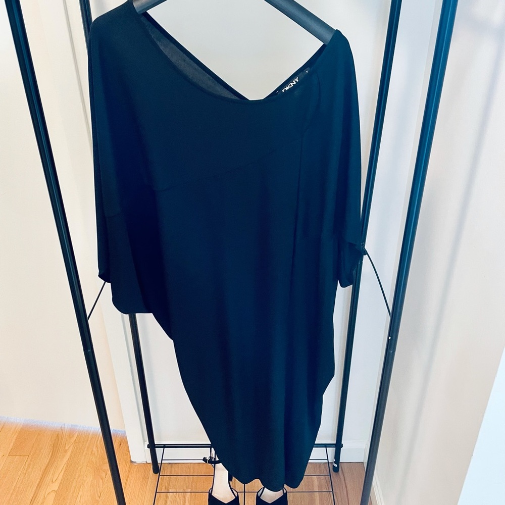 DKNY Asymmetric Dress | Off the Shoulder